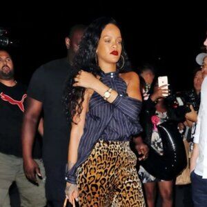 Striped Navy Women's Top